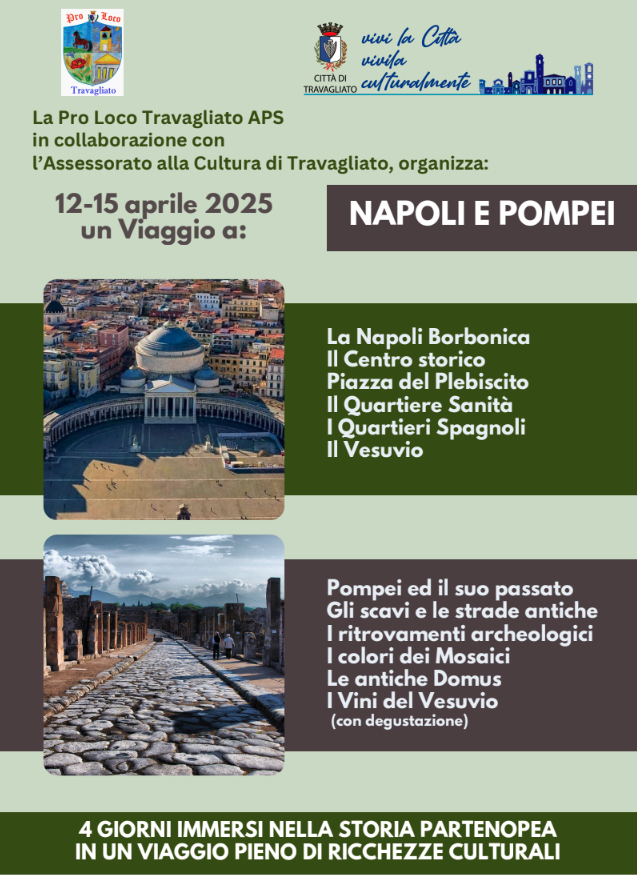 Viaggio Napoli e Pompei